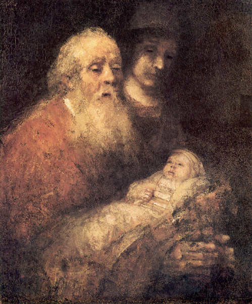 009-Simeon-with-Jesus-1669-a-Rembrandt